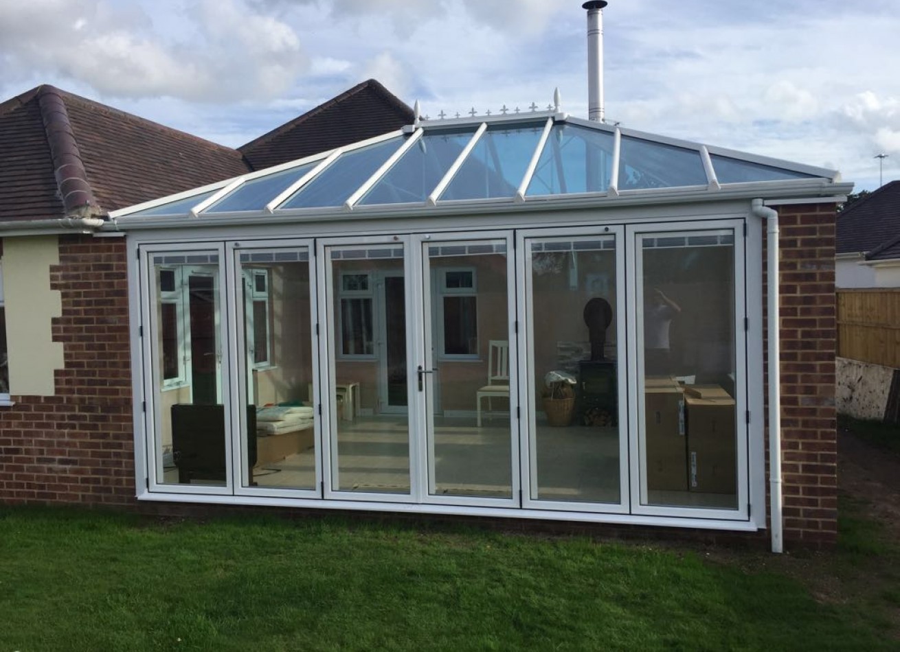 Conservatory with Bifold Doors