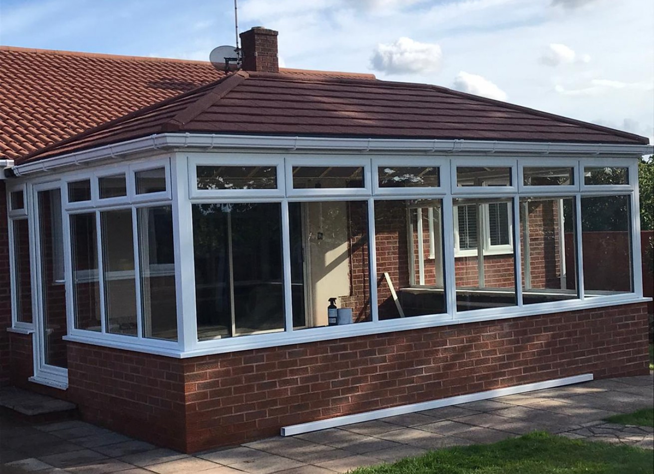 Solid roof conservatory 